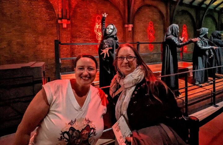 Shae and Stef at Warner Bros Studio Tour London - Harry Potter