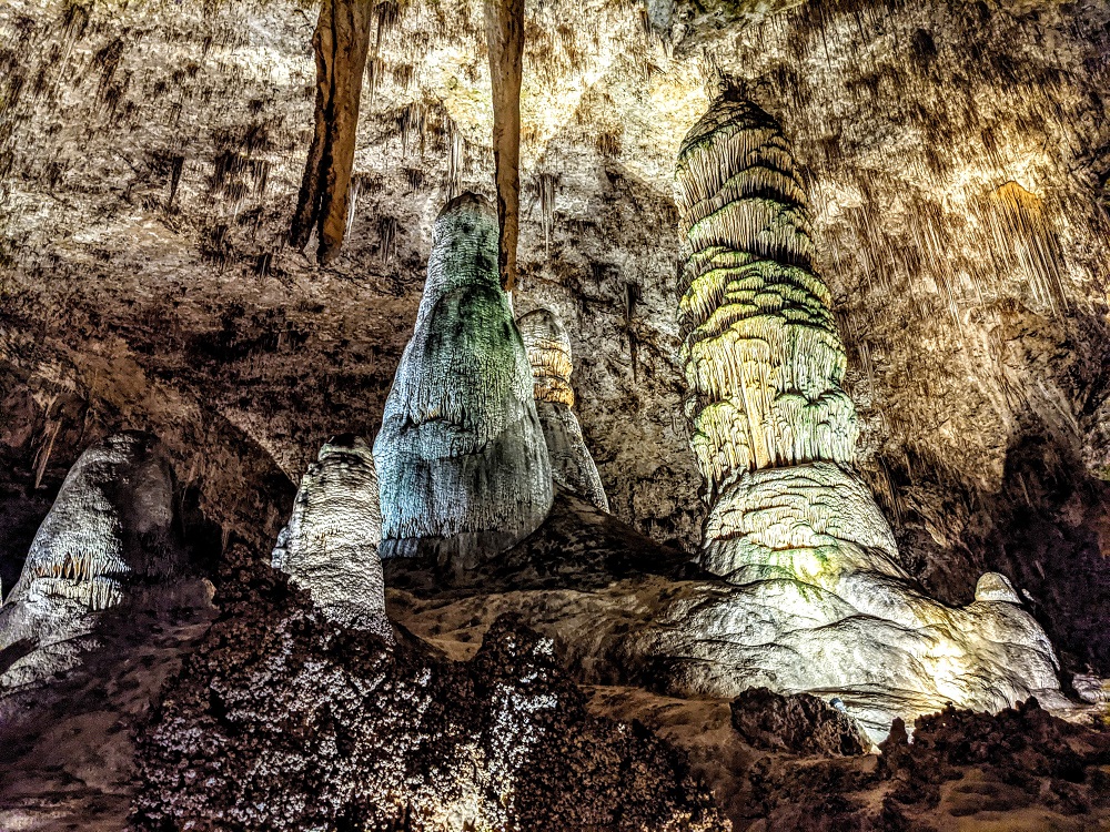 Inside the Big Room in Carlsbad Caverns National Park