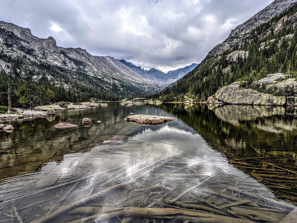 Mills Lake in Rocky Mountain National Park