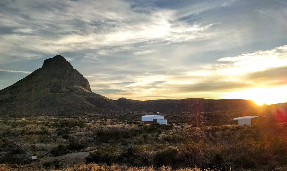 Sunrise view of West Corazón Peak