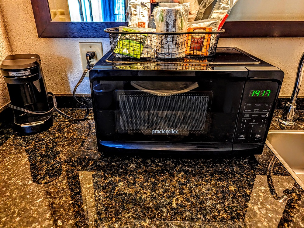 The Hyatt Place Birmingham Hoover in Alabama was one of only two Hyatt Places we stayed at that had a microwave in our room